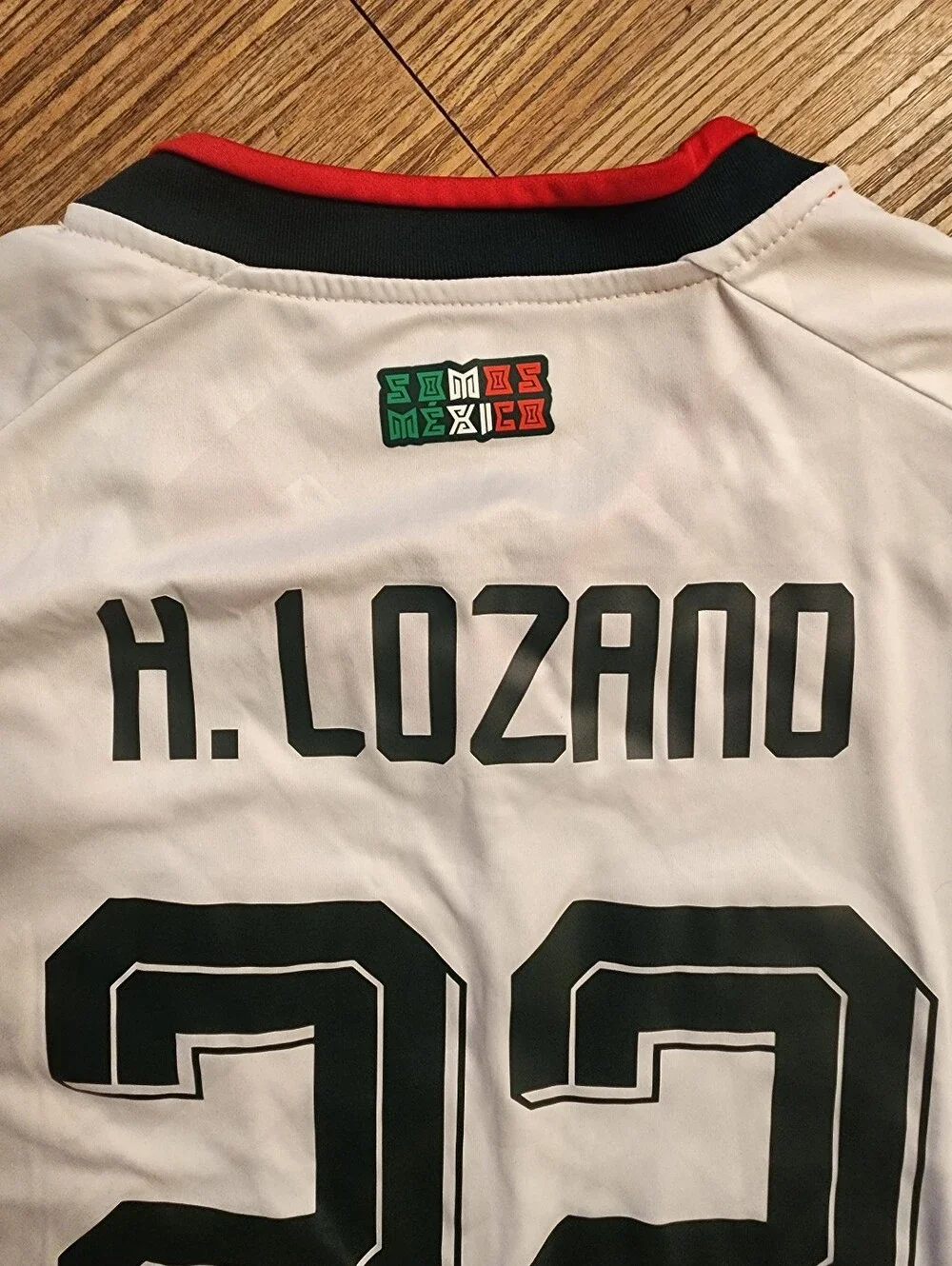 Soze. 4X Adidas Mexico White Kids Soccer Jersey #22xMetxico 2026 - Picture 8 of 8